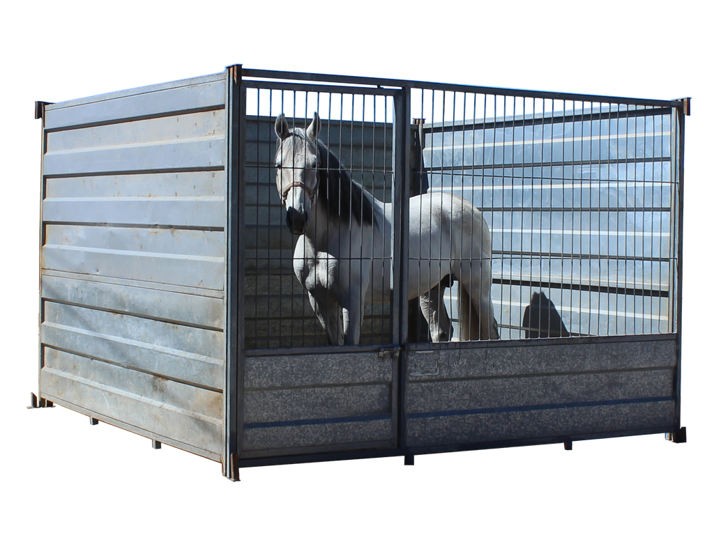 CABALLERIZA DE METAL 