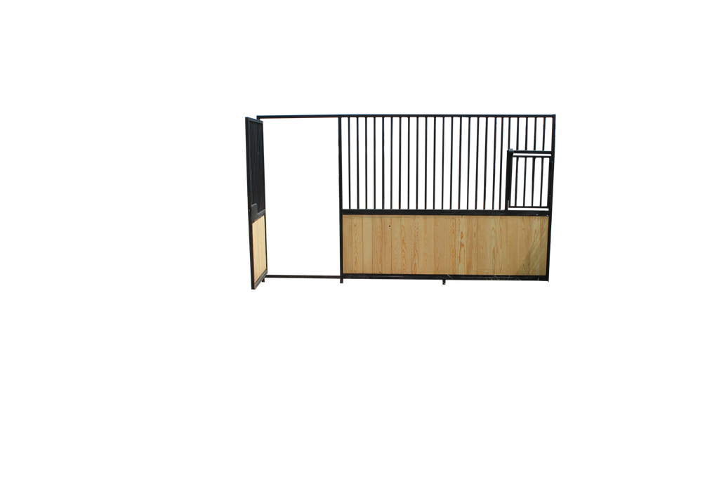 CABALLERIZA DE MADERA PUERTA SENCILLA